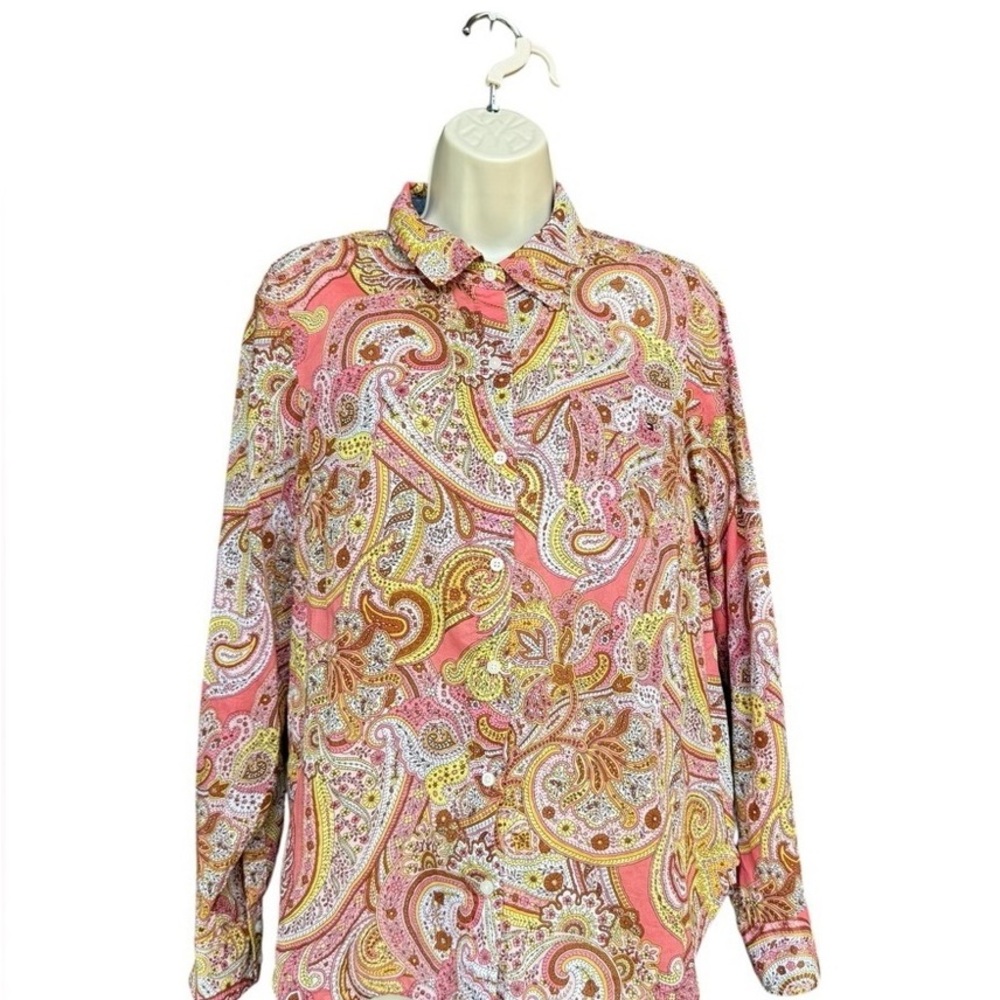 Men's Paisley Long Sleeve Shirt